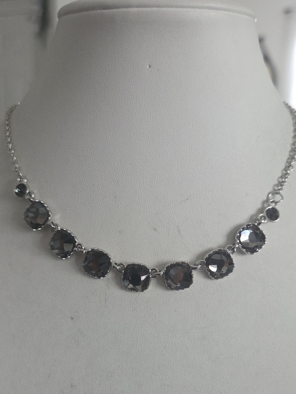 Paparazzi Deluxe Luxe Silver Necklace NWT